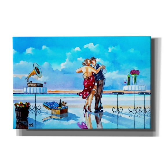 Epic Graffiti 'Sunset Lambada' by Ronald West Canvas Wall Art, 60" x 40"