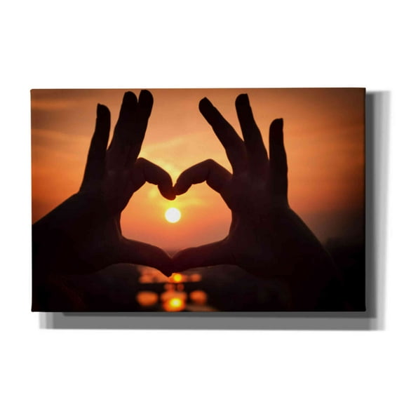Epic Graffiti 'Sunset Lovers' by Giuseppe Torre, Canvas Wall Art, 60"x40"