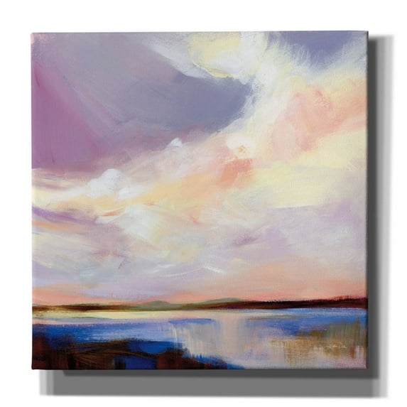 Epic Graffiti 'Sunset On Gull Lake' by Katrina Pete Canvas Wall Art, 26" x 26"