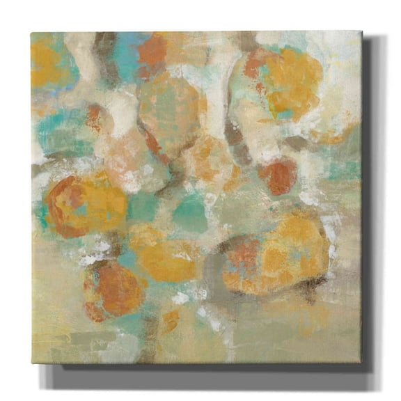 Epic Graffiti 'Sunshine Reflections' by Silvia Vassileva, Canvas Wall Art, 12"x12"