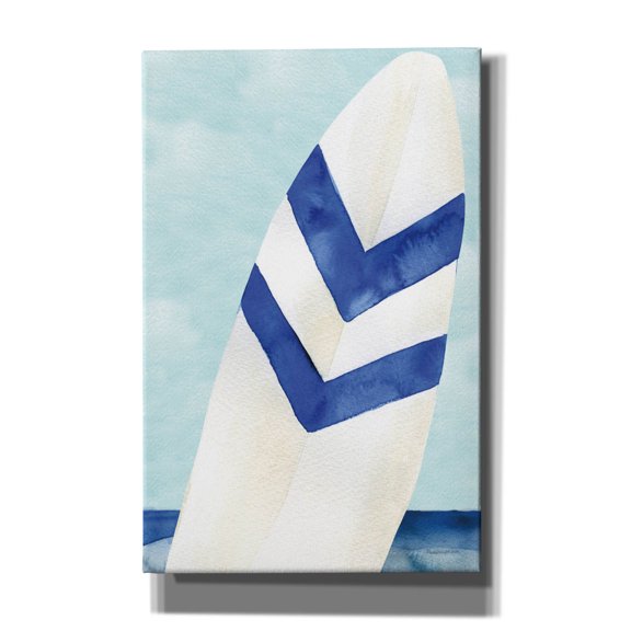 Epic Graffiti 'Surf And Sun 2' by Mercedes Lopez Charro Canvas Wall Art, 26" x 40"