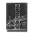 thumbnail image 1 of Epic Graffiti 'Suspension Bridge Blueprint I' by Ethan Harper Canvas Wall Art, 40"x54", 1 of 3