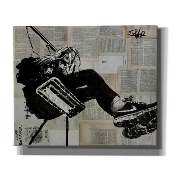 Epic Graffiti 'Sway Away' by Loui Jover, Canvas Wall Art, 24"x20"