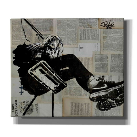 Epic Graffiti 'Sway Away' by Loui Jover, Canvas Wall Art, 30"x26"