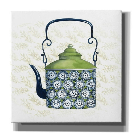 Epic Graffiti 'Sweet Teapot IV' by Grace Popp, Canvas Wall Art, 37"x37"