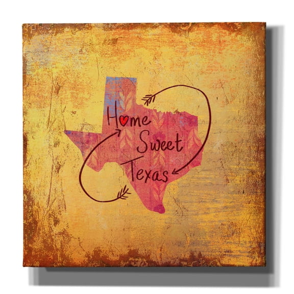 Epic Graffiti 'Sweet Texas'  by Art Licensing Studio Canvas Wall Art, 18" x 18"