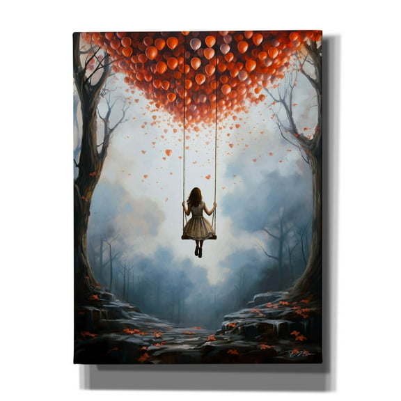 Epic Graffiti 'Swing' by Momart Canvas Wall Art, 12" x 16"