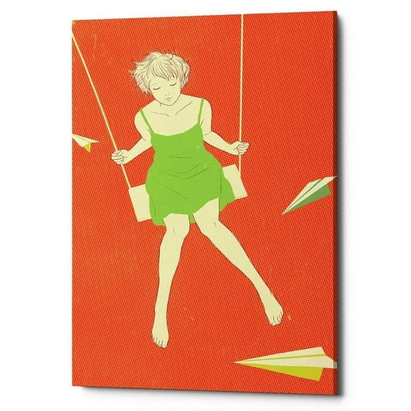 Epic Graffiti  "Swing" by Sai Tamiya, Giclee Canvas Wall Art 12" x 18"