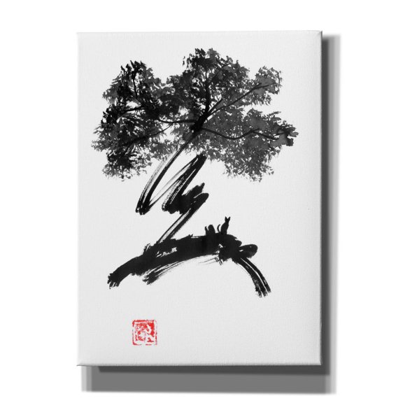 Epic Graffiti 'Swirl Tree 02' by Pechane, Canvas Wall Art, 40"x54"