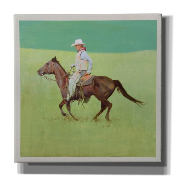 Epic Graffiti 'Taking Care Of Business' by J. E. Knauf, Canvas Wall Art, 12"x12"