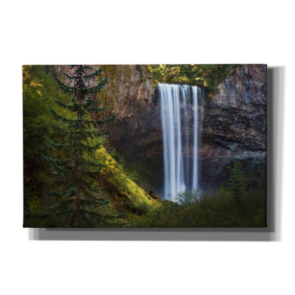 Epic Graffiti 'Tamanawas falls' by Everlook Photography, Canvas Wall Art, 60"x40"