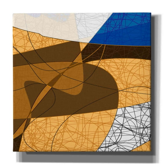 Epic Graffiti 'Tangled II' by James Burghardt, Canvas Wall Art, 37"x37"