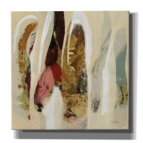 Epic Graffiti 'Terracotta Tile I' by Silvia Vassileva, Canvas Wall Art, 18"x18"