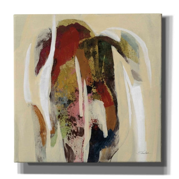 Epic Graffiti 'Terracotta Tile II' by Silvia Vassileva, Canvas Wall Art, 18"x18"