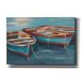 thumbnail image 1 of Epic Graffiti 'Tethered Row Boats II' by Ethan Harper Canvas Wall Art, 26"x18", 1 of 3