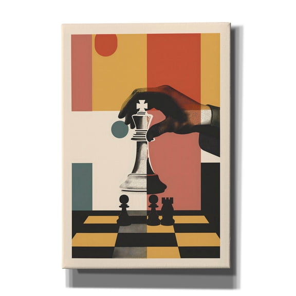 Epic Graffiti 'The Chess Player'  by Andreas Magnusson Canvas Wall Art, 18" x 26"