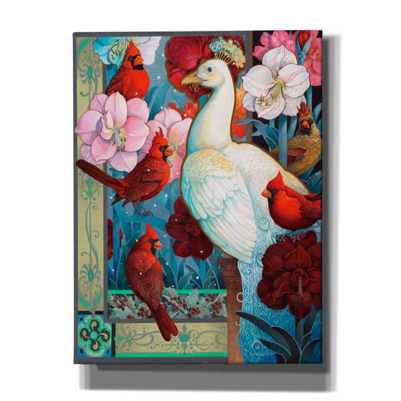 Epic Graffiti 'The Coming of Winter' by David Galchutt, Canvas Wall Art, 12"x16"