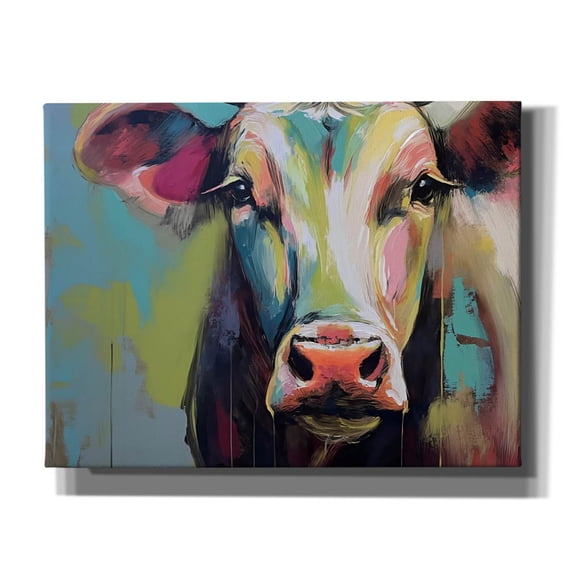 Epic Graffiti 'The Cow No 2'  by Andreas Magnusson Canvas Wall Art, 34" x 26"