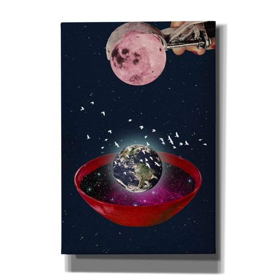 Epic Graffiti 'The Creation of the Universe' by Elo Marc, Canvas Wall Art, 12"x18"