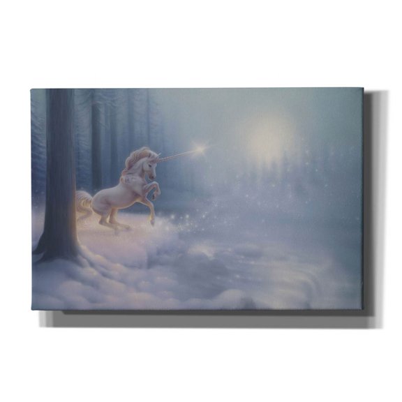 Epic Graffiti 'The Crystal Forest' by Kirk Reinert, Canvas Wall Art, 18"x12"