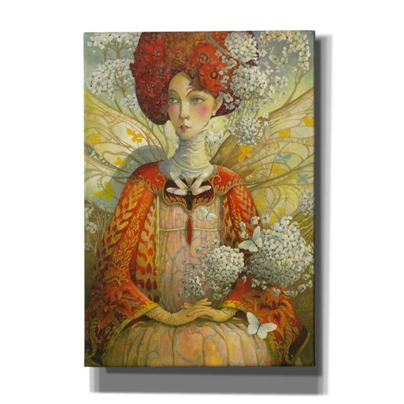 Epic Graffiti 'The Distracted Fairy' by David Galchutt, Canvas Wall Art, 18"x26"