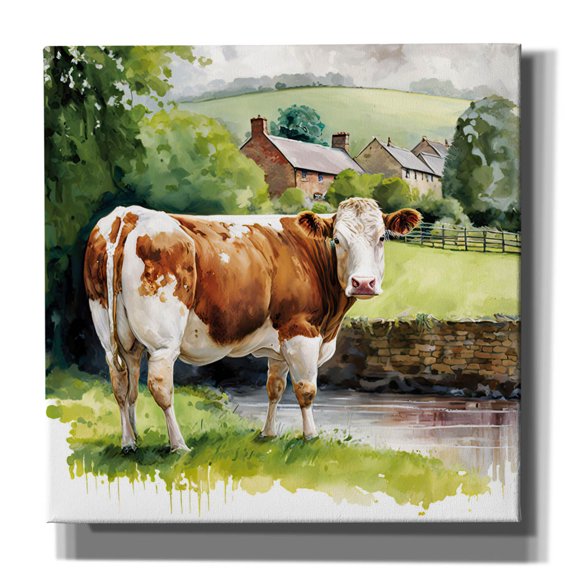 Epic Graffiti 'The Escley Brook' by The Golden Valley Canvas Wall Art, 12" x 12"