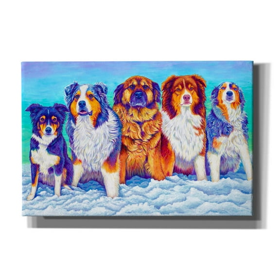 Epic Graffiti 'The Gang's All Here' by Rebecca Wang Art, Acrylic Glass Wall Art, 60"x40"