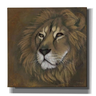 Epic Graffiti 'The King Has Returned' by Britt Hallowell, Canvas Wall Art, 12"x12"