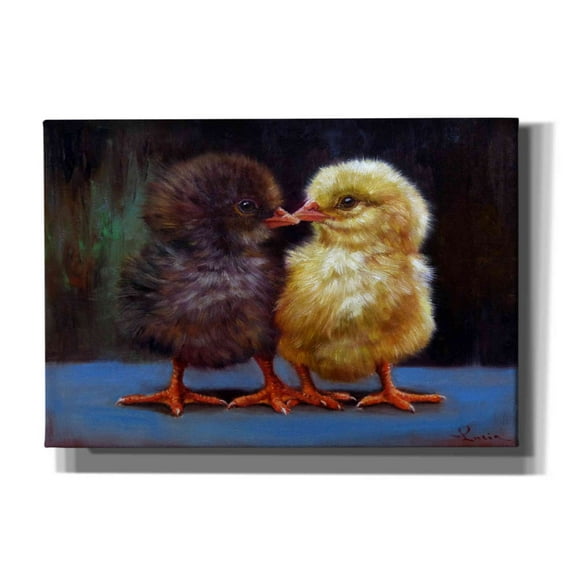 Epic Graffiti 'The Kiss' by Lucia Heffernan, Canvas Wall Art, 26"x18"