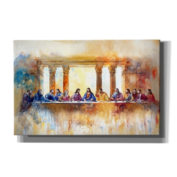 Epic Graffiti 'The Last Supper - Whispers Of Eternity' by Ivan Guaderrama Canvas Wall Art, 40" x 26"