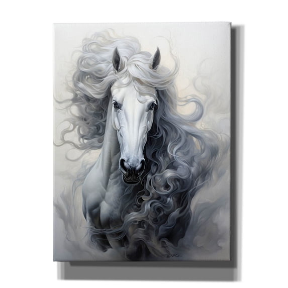 Epic Graffiti 'The Lord Of Horses' by Momart Canvas Wall Art, 12" x 16"