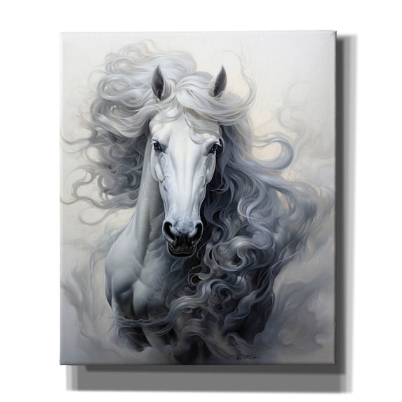 Epic Graffiti 'The Lord Of Horses' by Momart Canvas Wall Art, 20" x 24"
