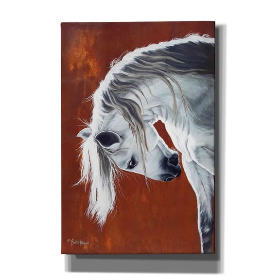 Epic Graffiti 'The Untamable Heart' by Britt Hallowell, Canvas Wall Art, 12"x18"