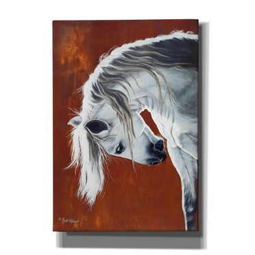 Epic Graffiti 'The Untamable Heart' by Britt Hallowell, Canvas Wall Art, 18"x26"