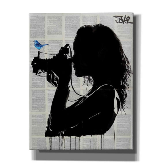 Epic Graffiti 'The Vintage Shooter' by Loui Jover, Canvas Wall Art, 26"x34'
