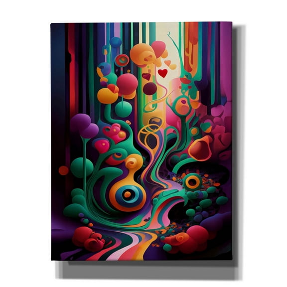 Epic Graffiti 'The Vividly Surreal Forest'  by Andreas Magnusson Canvas Wall Art, 26" x 34"