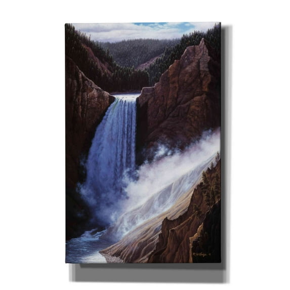 Epic Graffiti 'The Voice Of Yellowstone' by R. Hed, Canvas Wall Art, 26"x40"