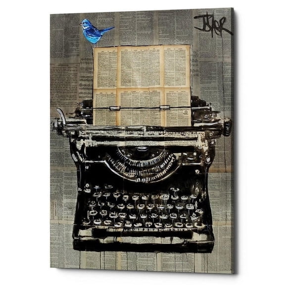 Epic Graffiti 'The Writer' by Loui Jover, Canvas Wall Art, 18"x26"