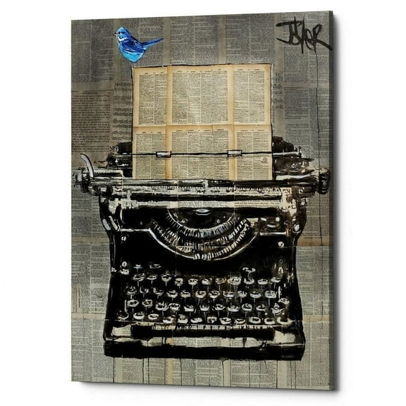 Epic Graffiti 'The Writer' by Loui Jover, Canvas Wall Art, 26"x34'