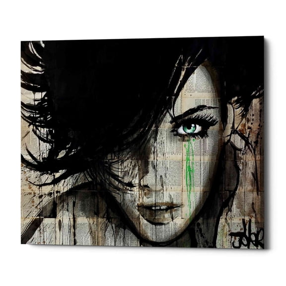 Epic Graffiti 'Things Happen' by Loui Jover, Canvas Wall Art, 16"x12"