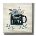 thumbnail image 1 of Epic Graffiti 'Think Happy' by Annie LaPoint, Canvas Wall Art, 37"x37", 1 of 2