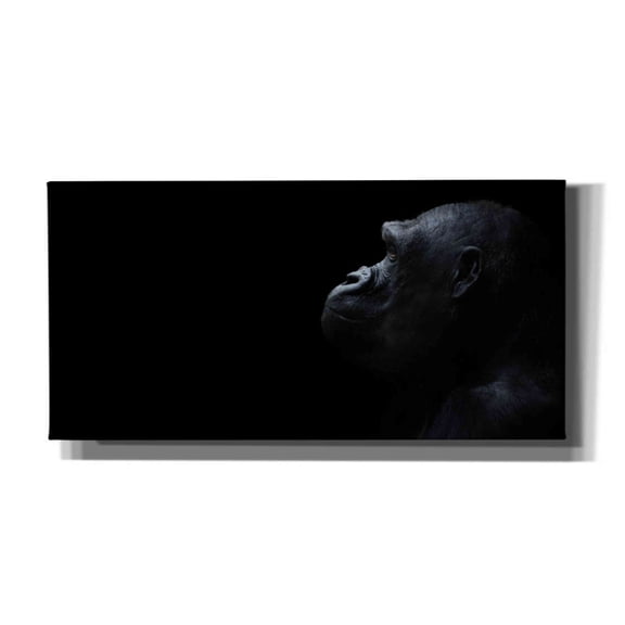 Epic Graffiti 'Thinking Of Bored Apes' by Epic Portfolio, Giclee Canvas Wall Art, 24"x12"