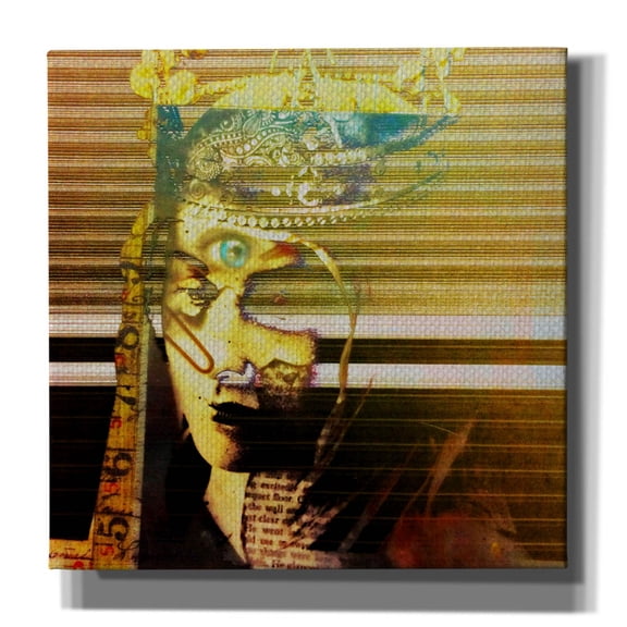 Epic Graffiti 'Third Eye Focus' by LovIsArt, Canvas Wall Art, 18"x18"