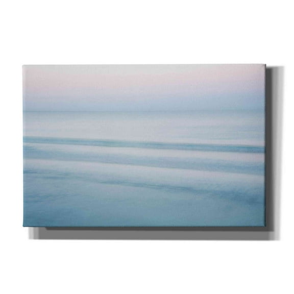 Epic Graffiti 'Three Waves Crescent Beach' by John Juracek, Canvas Wall Art, 18"x12"