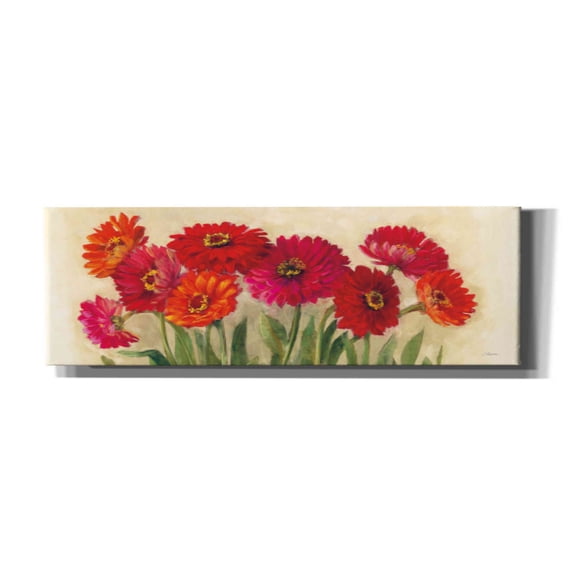 Epic Graffiti 'Tickled Pink' by Carol Rowan, Giclee Canvas Wall Art, 60"x20"