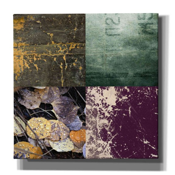 Epic Graffiti 'Tiles Decor Green Notes' by GraphINC, Giclee Canvas Wall Art, 18"x18"