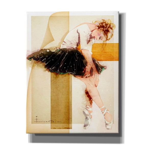 Epic Graffiti 'Tired Dancer' by TM Borenstein, Canvas Wall Art, 26"x34"