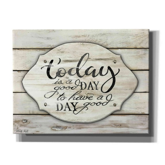Epic Graffiti 'Today is a Good Day' by Cindy Jacobs, Canvas Wall Art, 34"x26"