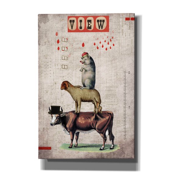 Epic Graffiti 'Together' by Elo Marc, Canvas Wall Art, 12"x18"