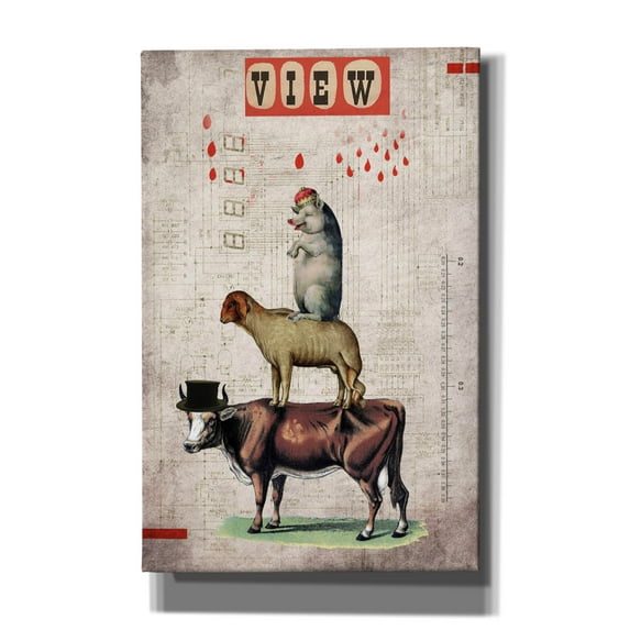 Epic Graffiti 'Together' by Elo Marc, Canvas Wall Art, 26"x40"